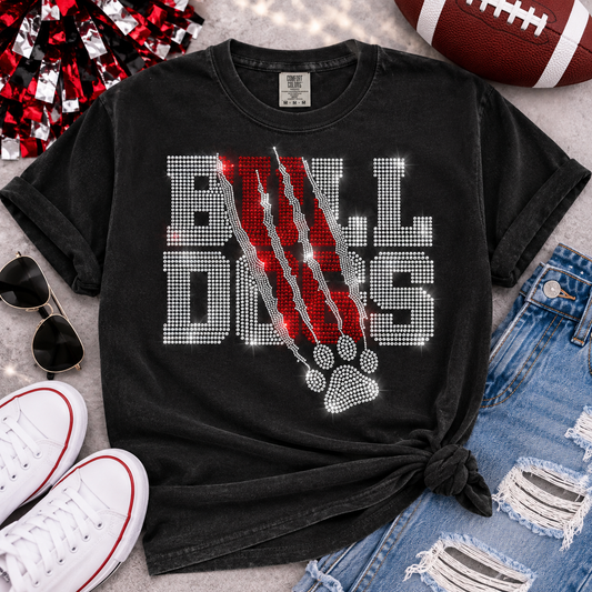 Bulldog Paw Spangles Transfer