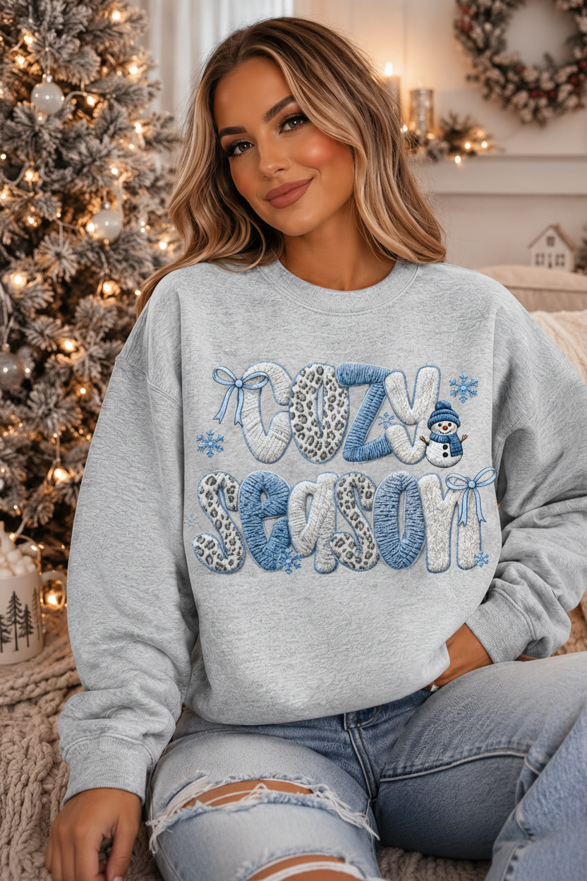 Cozy Season Glitter Transfer