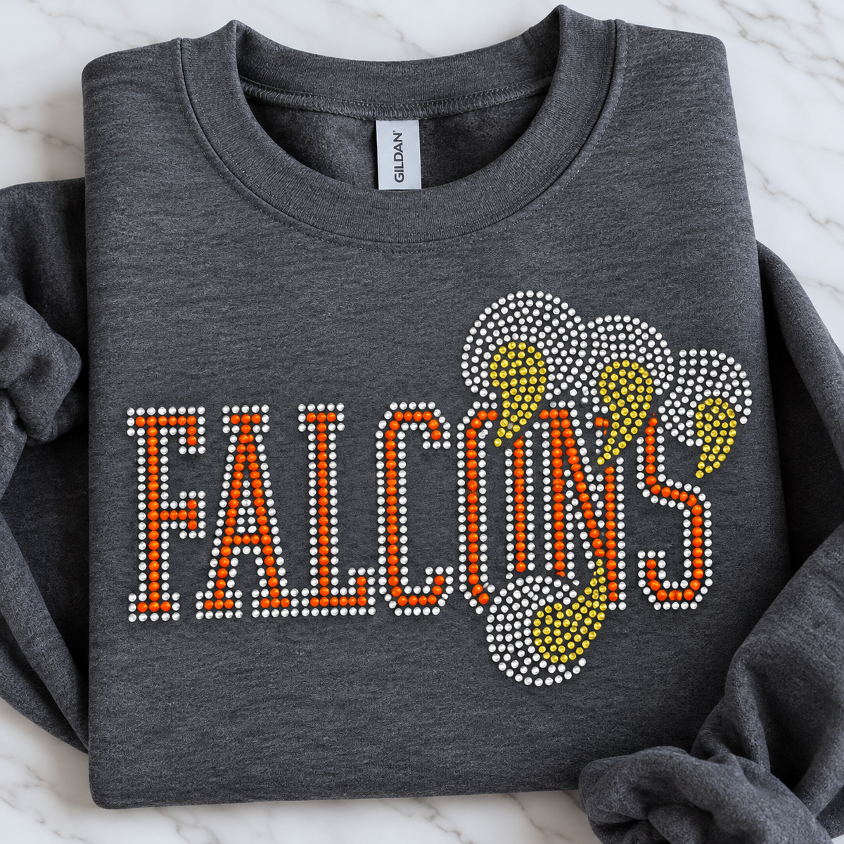Falcons Claw Spangles Transfer