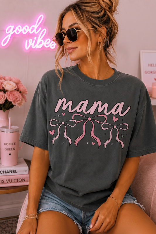 Mama Bows Glitter Transfer