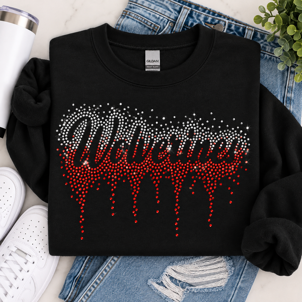 Wolverines Drip Spangles Transfer